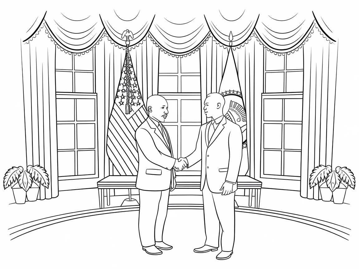 Capture the Historic Handshake in the Oval Office
