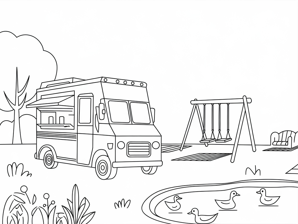 Parkside Treats with the Ice Cream Truck Scene