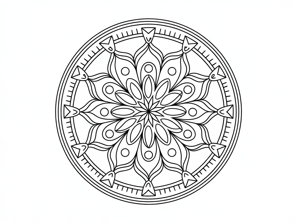 Embrace the Elegance of This Intricate Mandala