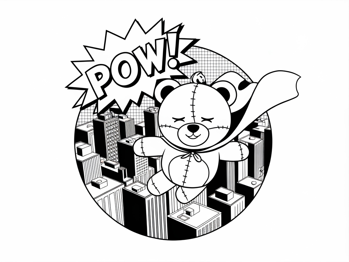 Fly High with This Superhero Teddy Bear
