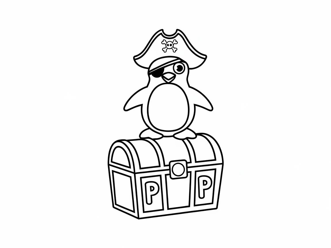 Pirate Penguin on a 