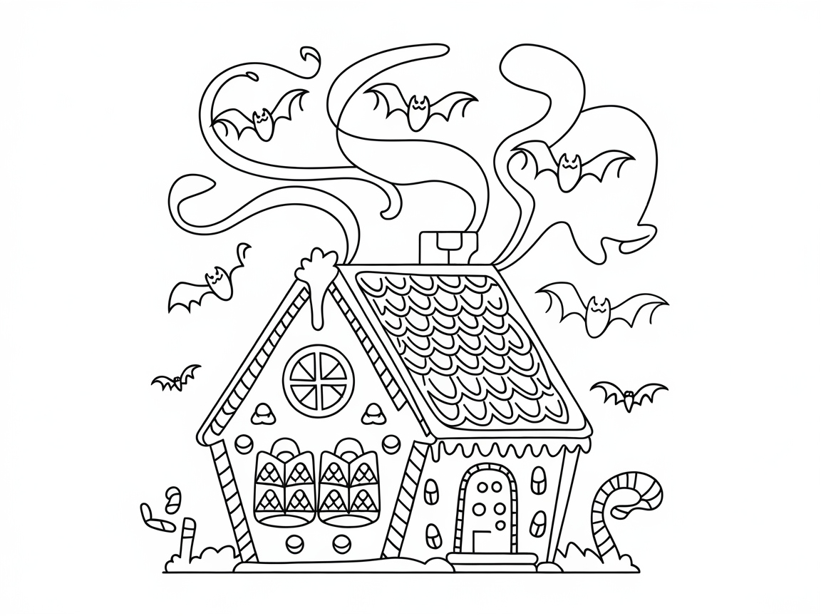 Spooky Fun with This Haunted Gingerbread House