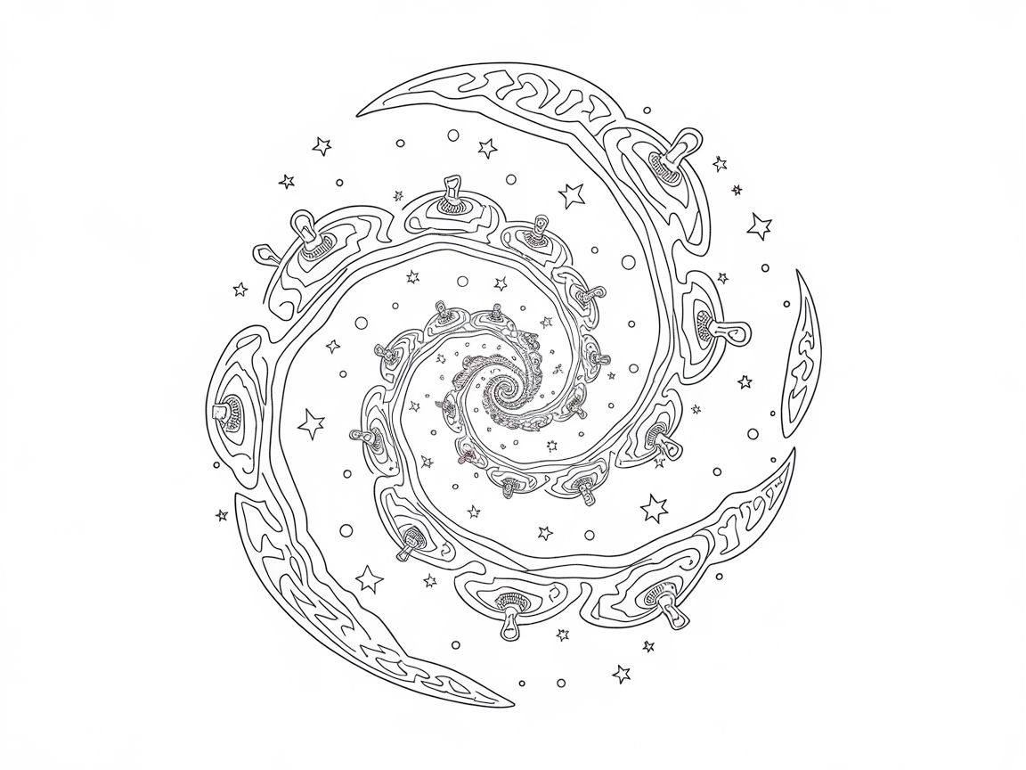 Explore This Spiral Galaxy of Skates and Stars