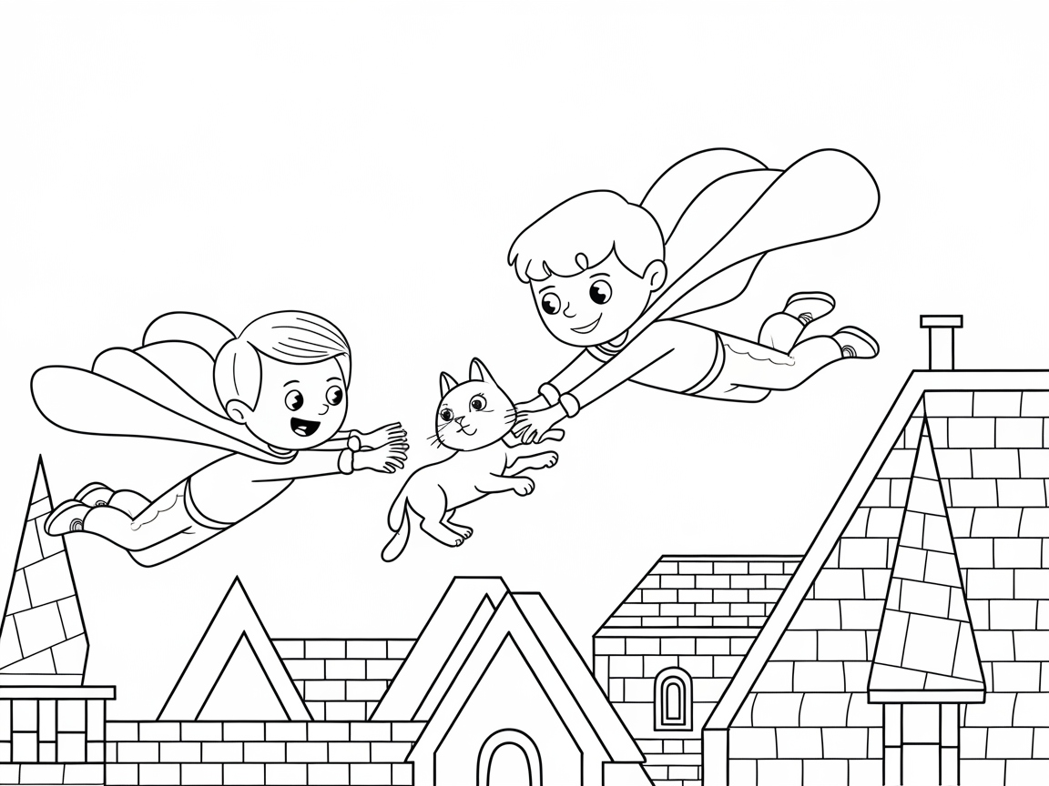 Soar with These Super Kids on a High-Flying Rescue