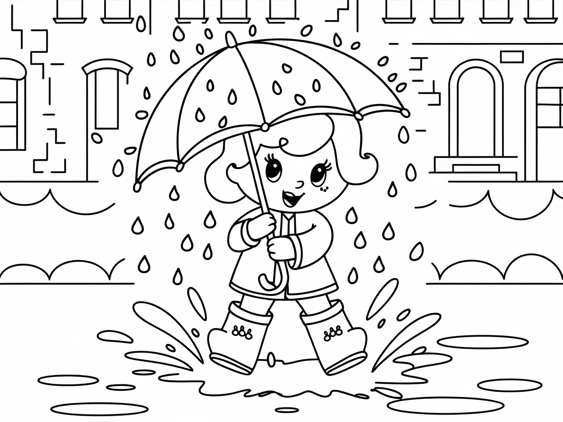 Splashy Fun in the Rainy City