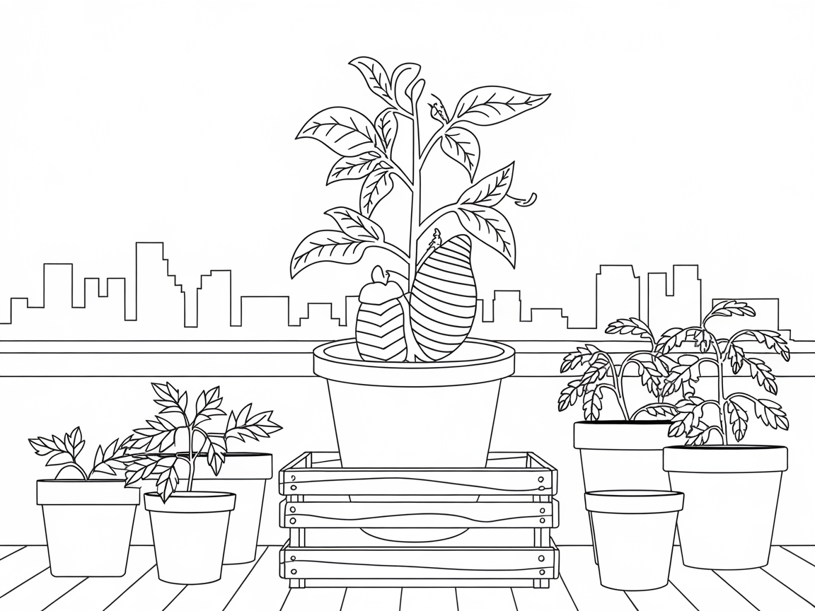 Urban Balcony with Cocooned Wonder