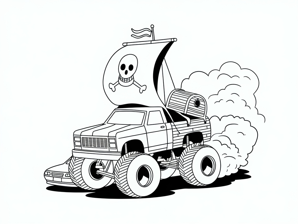 Set Sail on Adventure with This Pirate Monster Truck