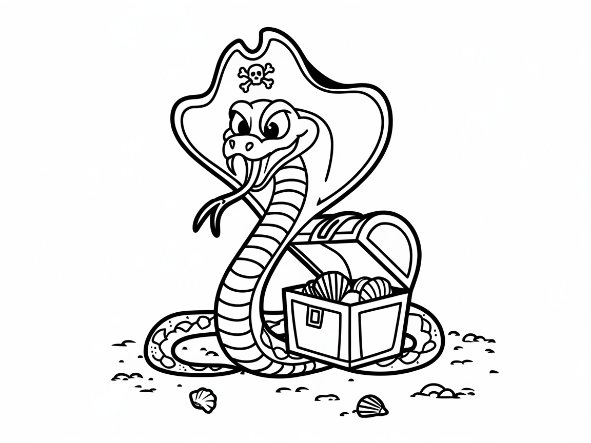Treasure Hunt with This Pirate Cobra Scene