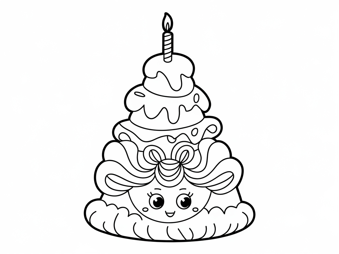Sweeten Your Day with This Cupcake Dress Coloring Page