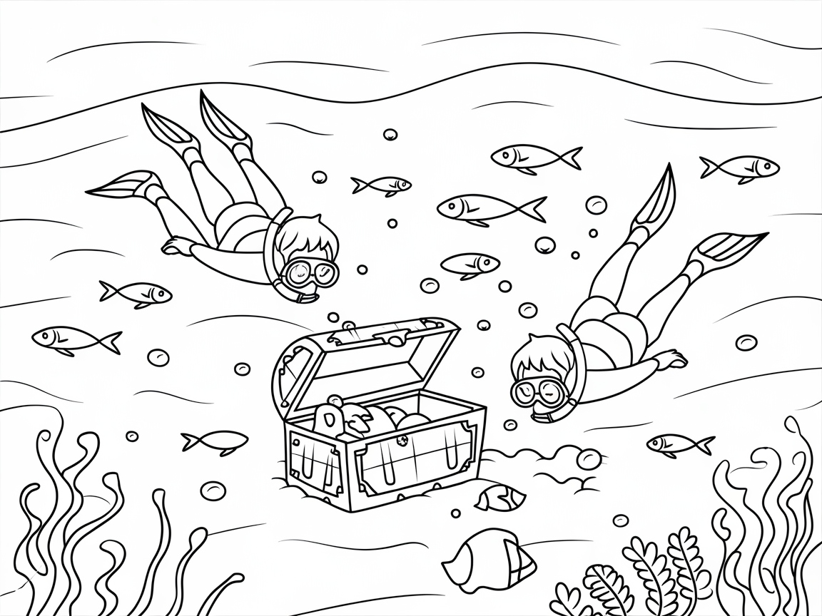 Explore a Sunken Treasure Adventure