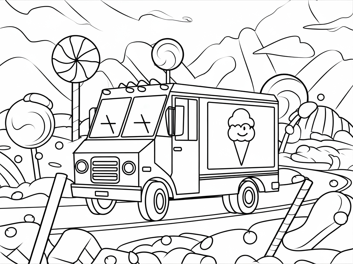 Sweet Adventure with the Candyland Ice Cream Truck