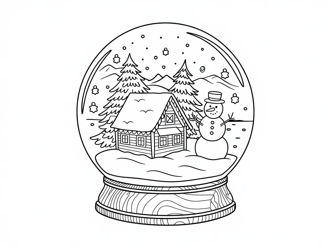 Step Inside This Winter Wonderland Snow Globe