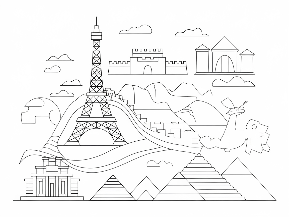 Travel the World with Iconic Landmarks