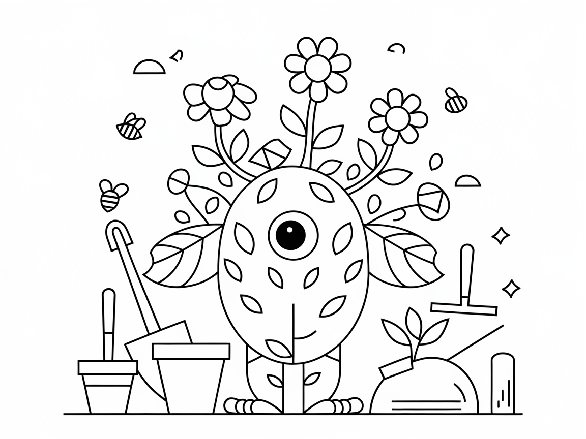 Garden Monster Blooming with Fun