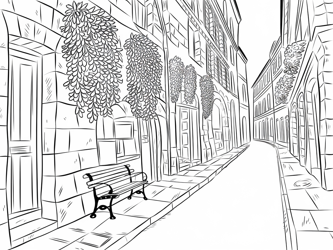 Stroll Through This Charming European Alleyway