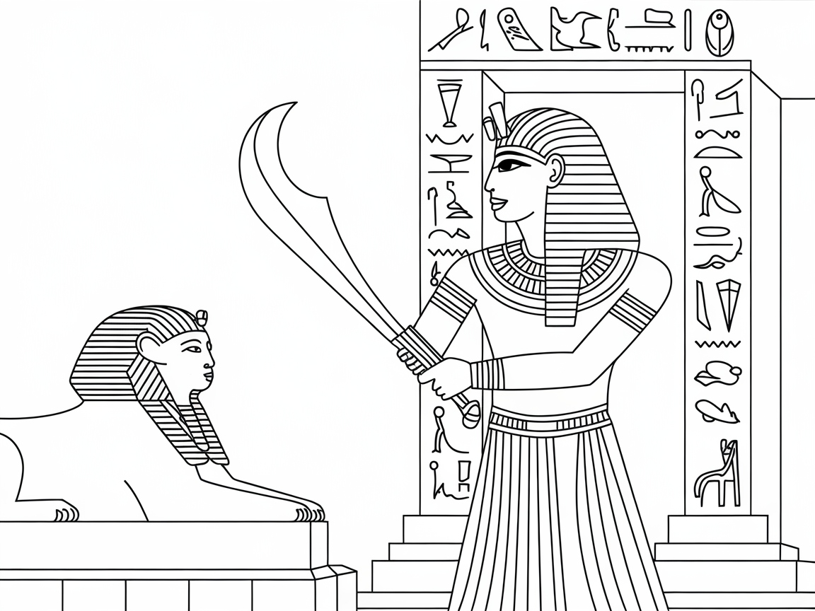 Step into Ancient Egypt with Pharaoh and Sphinx