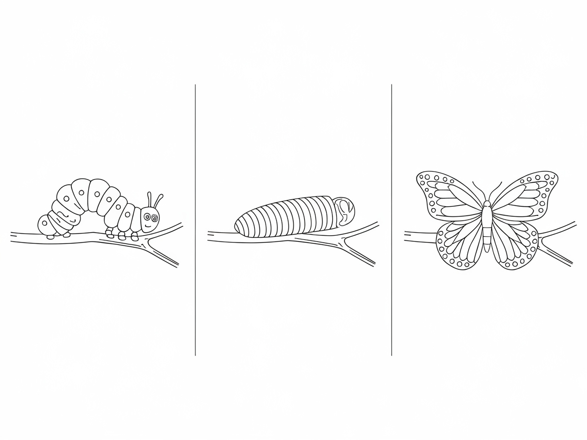 Lifecycle of a Butterfly Trio