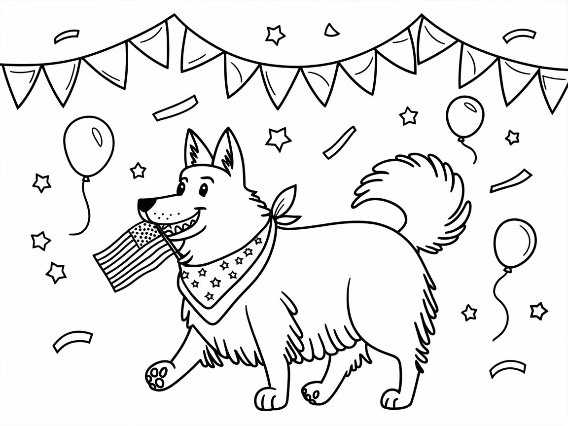 Celebrate with This Festive Collie Parade