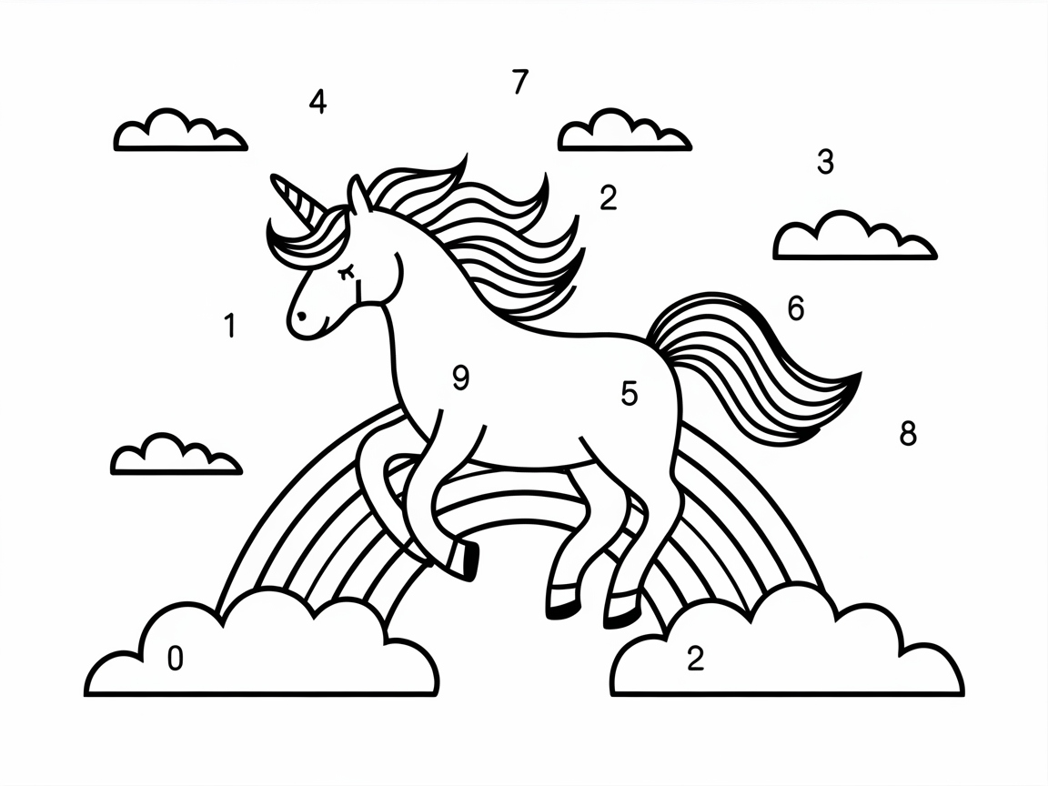 Colorful Unicorn Magic Awaiting Your Touch