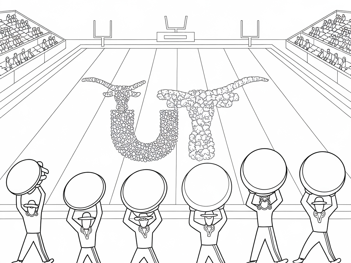 Marching Band Magic: Color the Halftime Show