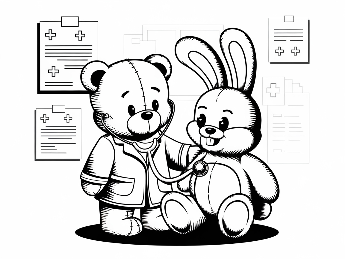 Play Doctor with This Caring Teddy Bear