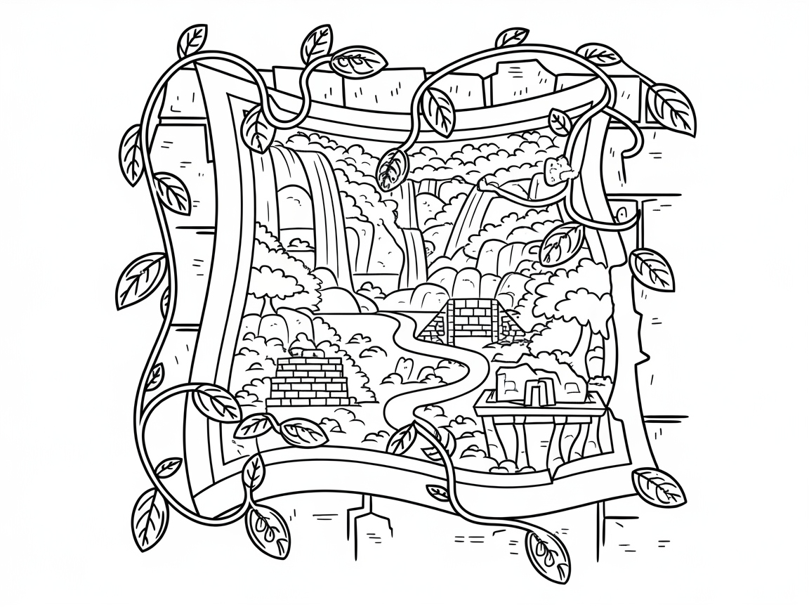 Discover the Secrets of This Jungle Expedition Map