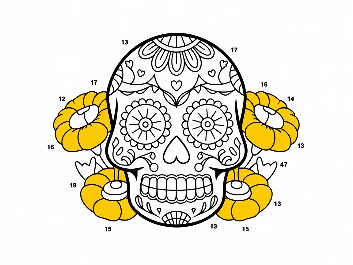 Celebrate Day of the Dead with This Vibrant Sugar Skull