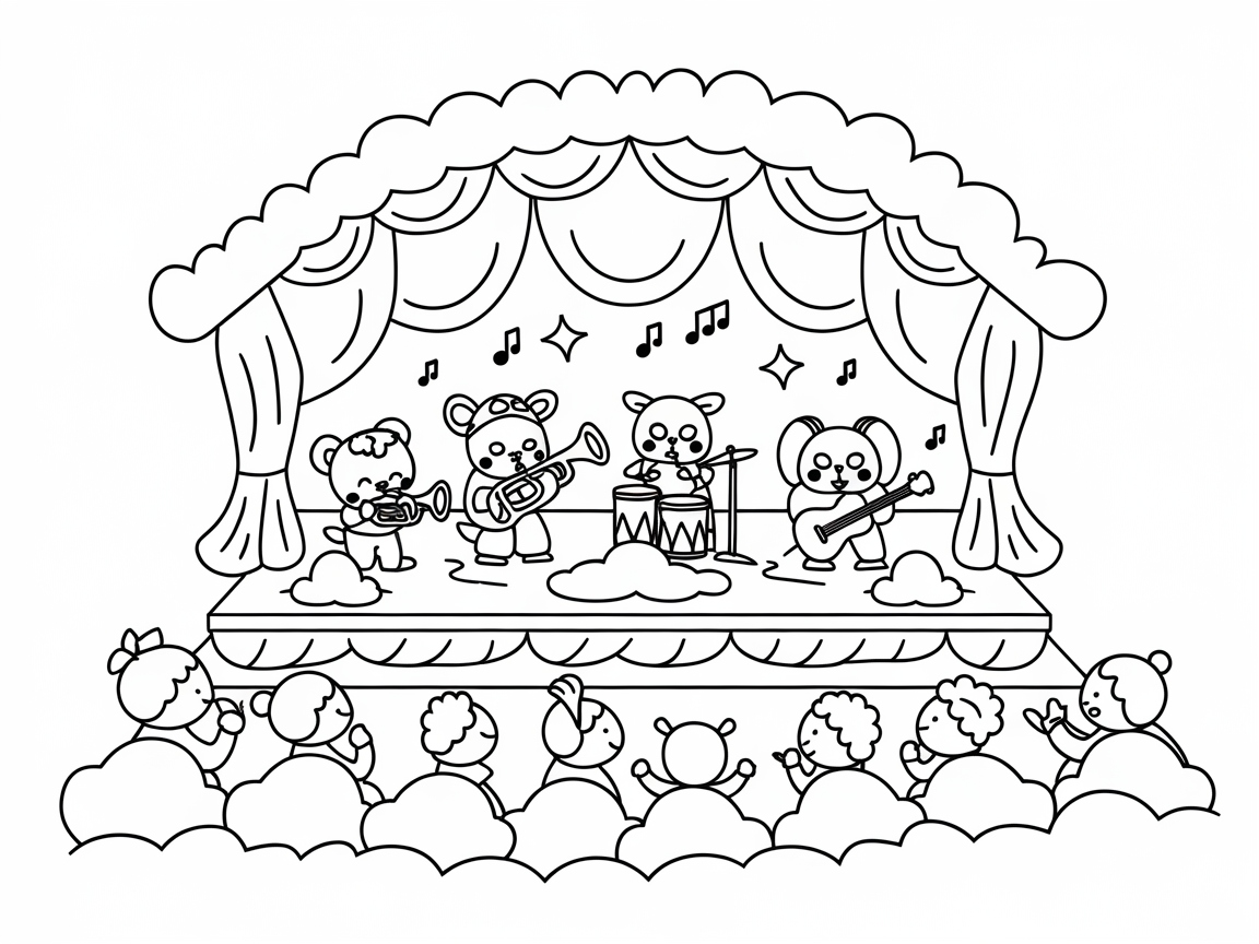 Strike a Chord with This Charming Bear Band Performance