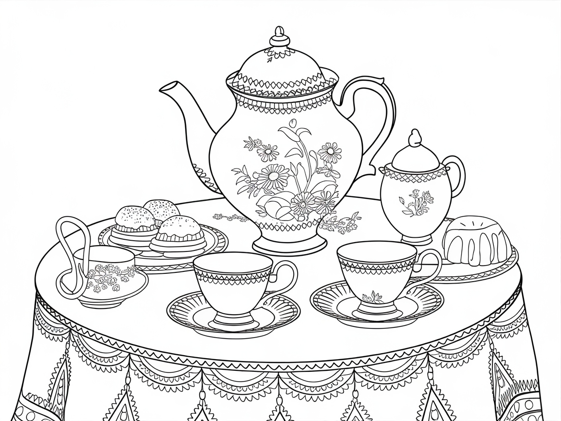 Indulge in This Elegant Tea Party Scene