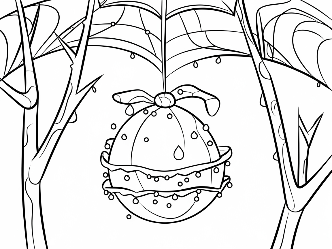 Hanging Cocoon in a Canopy