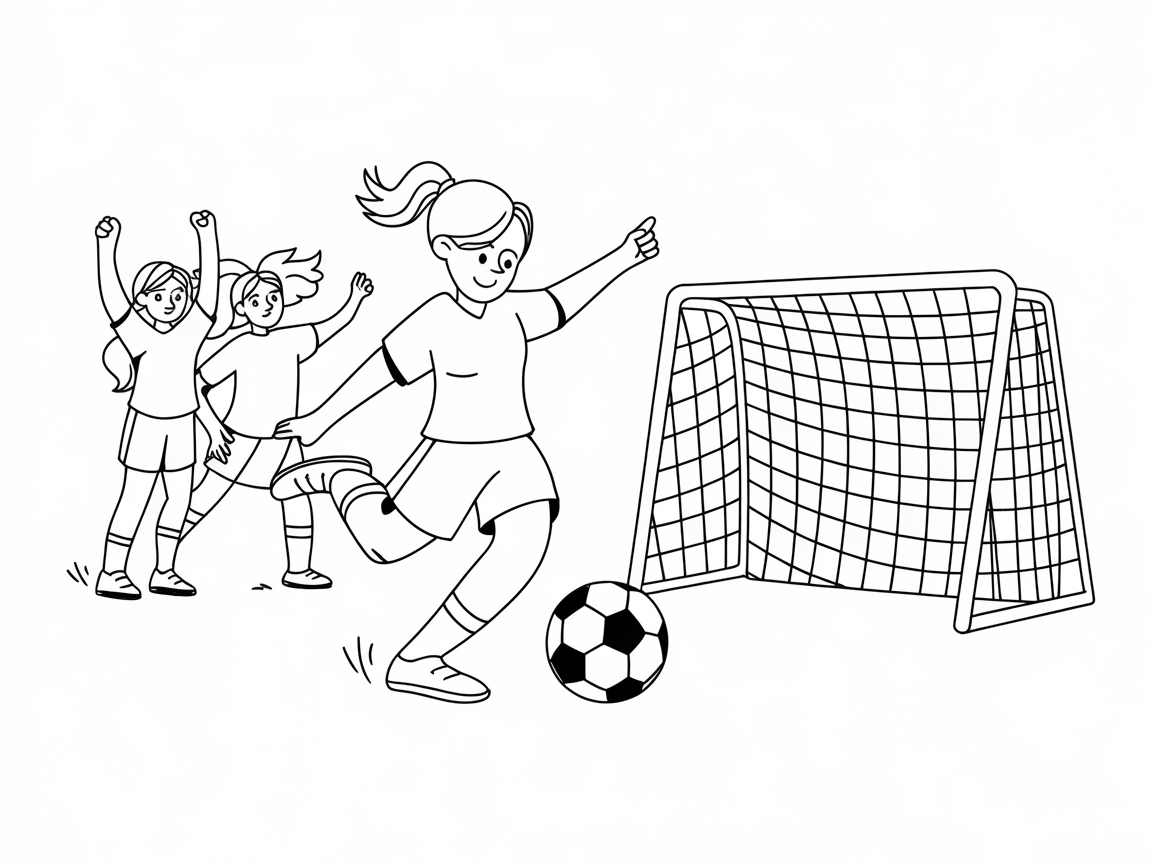 Score Big with This Exciting Soccer Scene