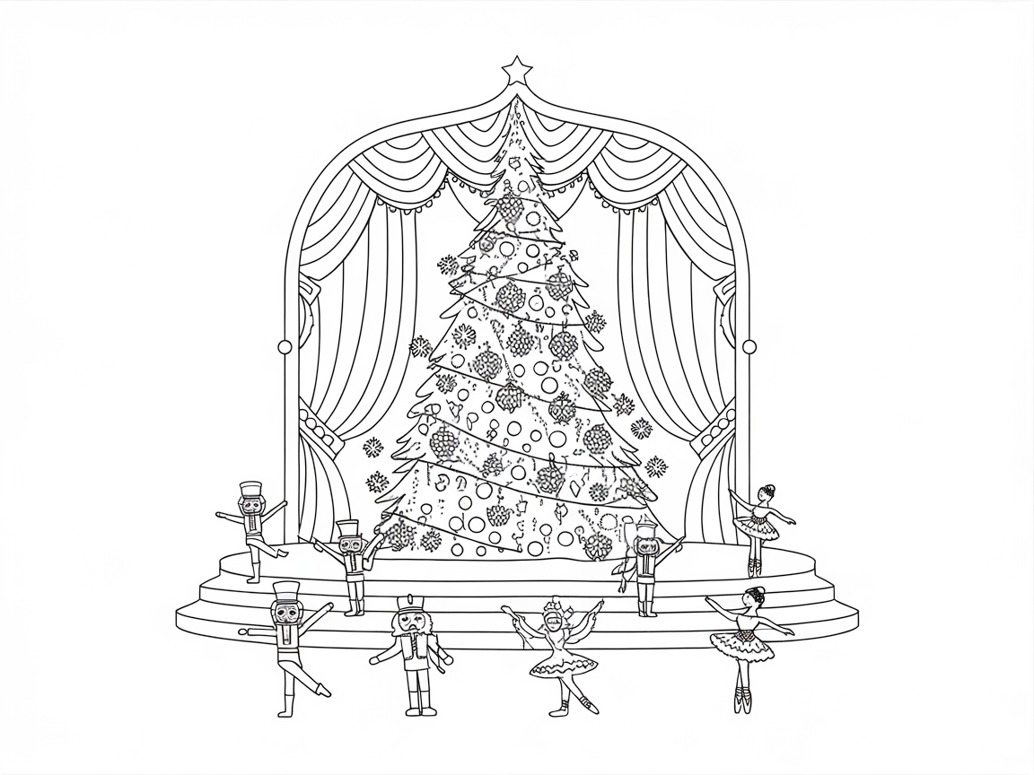 Dance of the Nutcracker Ballet with a Festive Twist