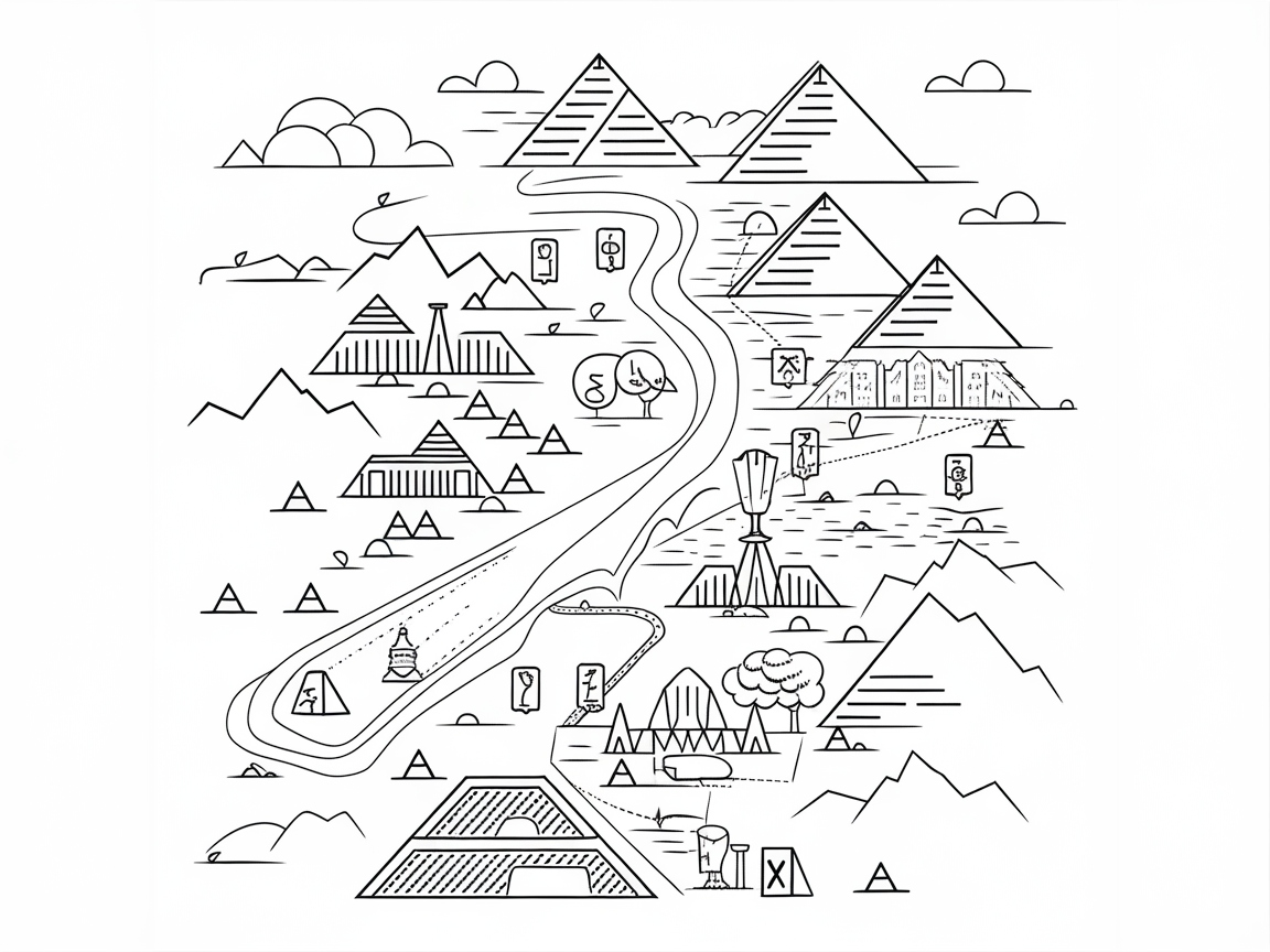Explore Ancient Mysteries with This Pyramid-Themed Adventure Map