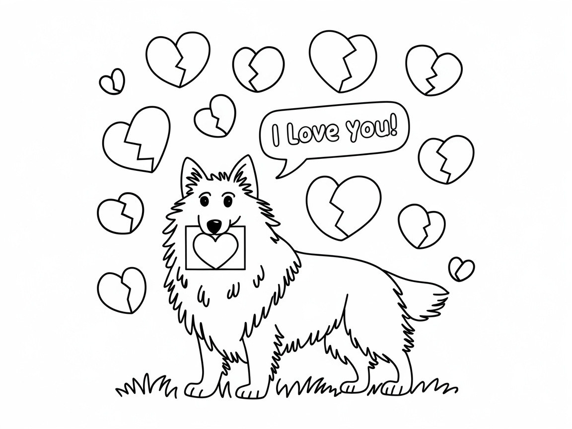 Share the Love with This Heartfelt Collie Page