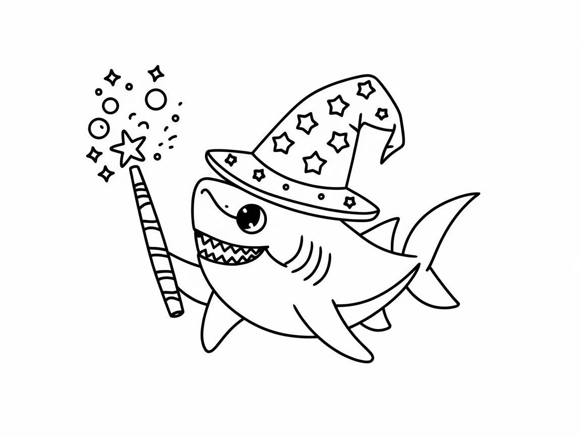 Abracadabra! Meet the Magical Shark Wizard