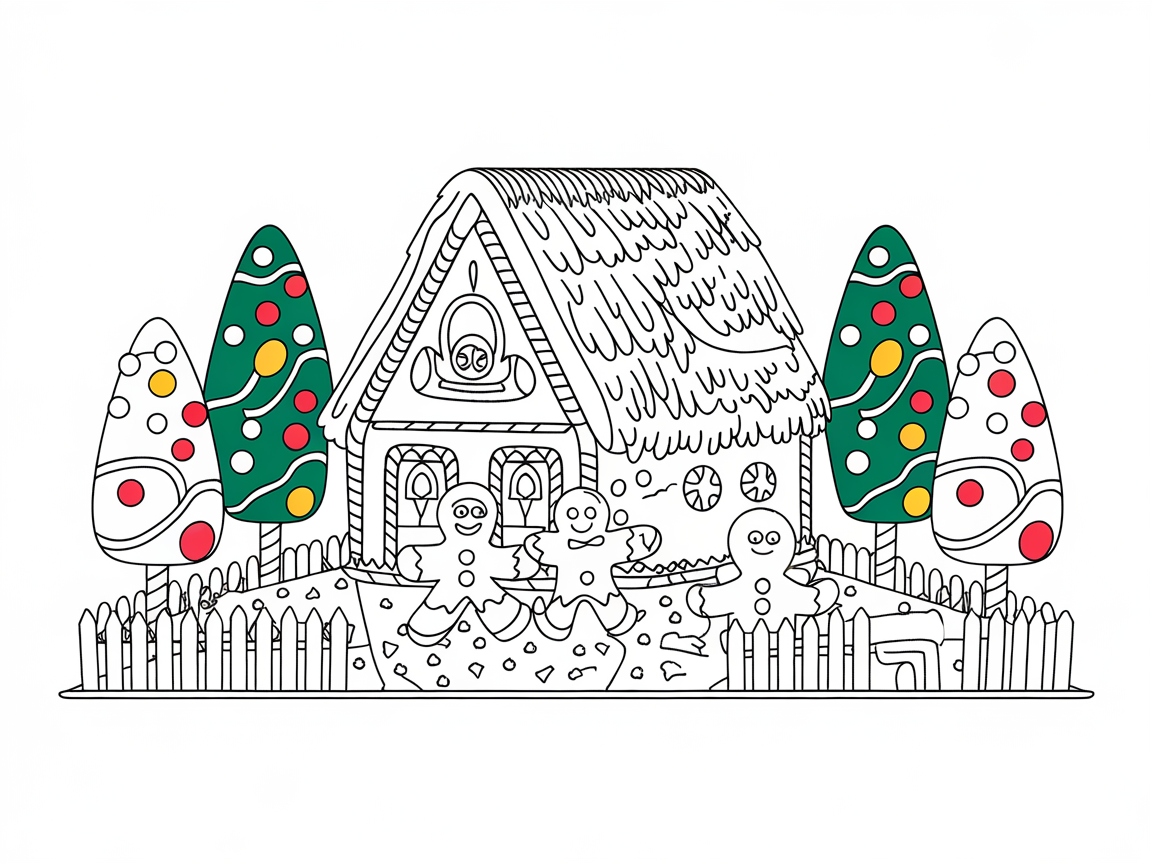 Whimsical Gingerbread House Extravaganza