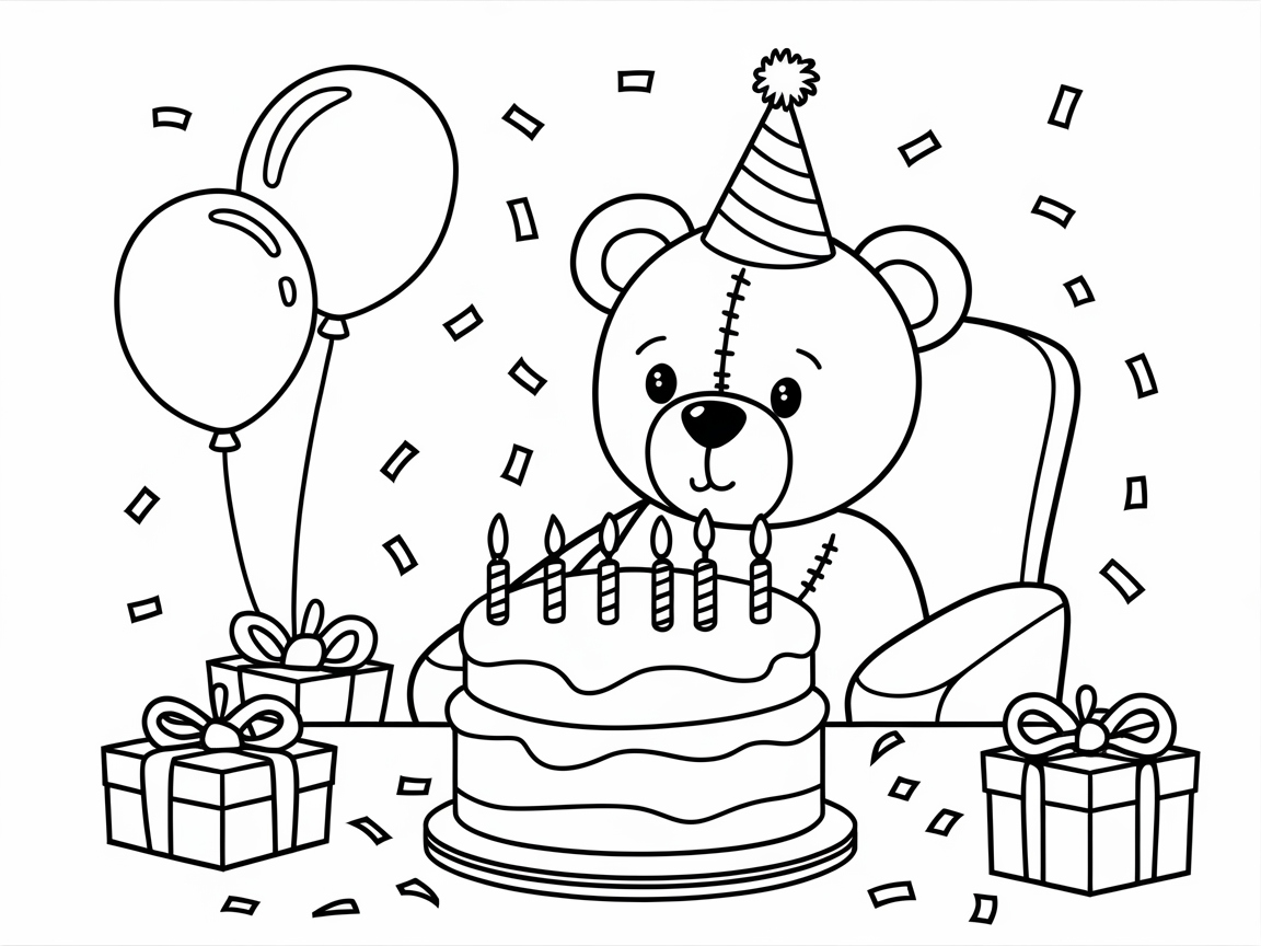 Celebrate with This Birthday Teddy Bear Bash