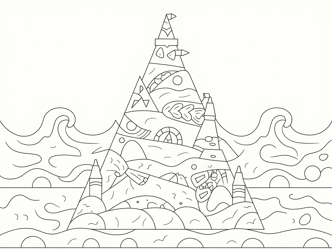 Dive into Creativity with This Abstract Ocean Scene
