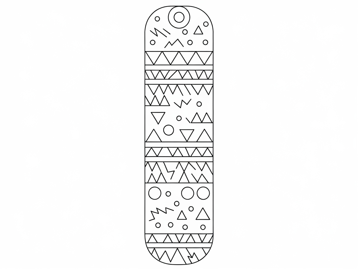 Unleash Creativity with This Geometric Pattern Bookmark