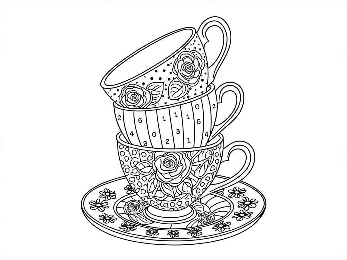 Stack Up Fun with These Delightful Teacup Patterns