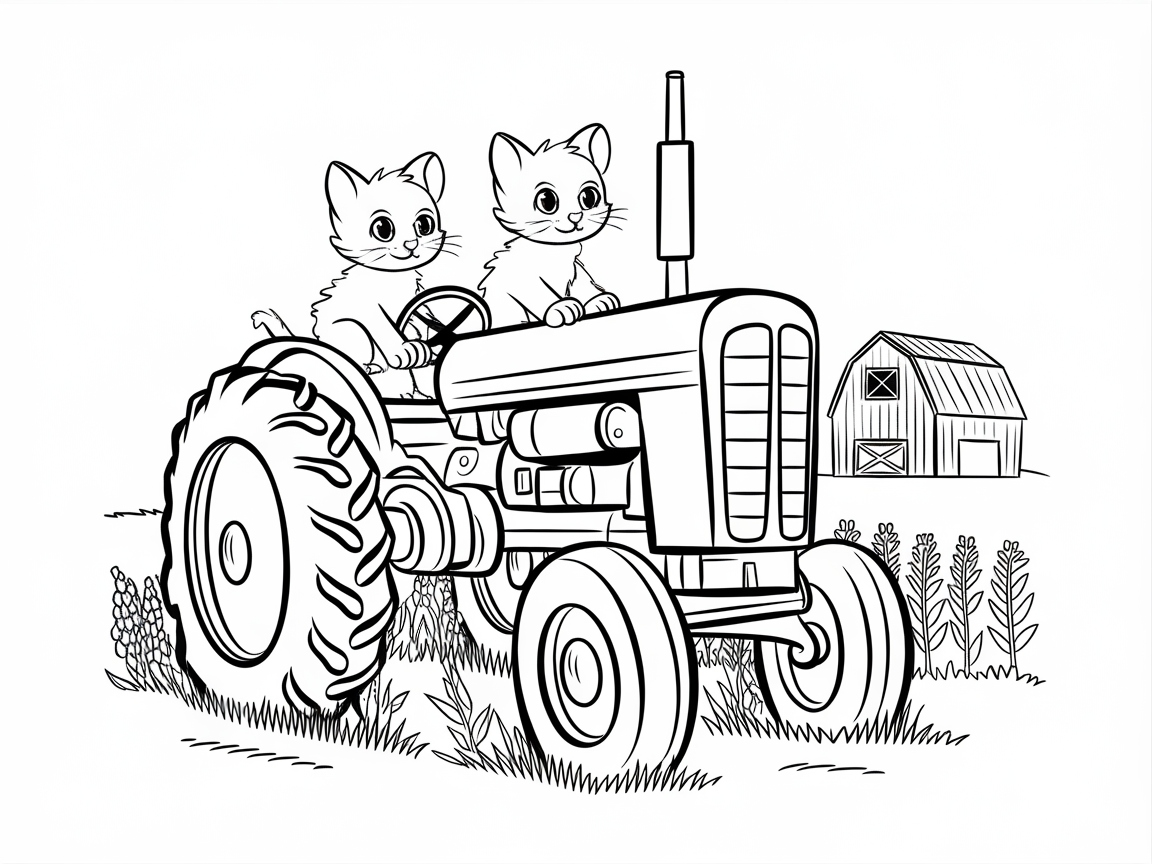 Kittens on a Farm Adventure