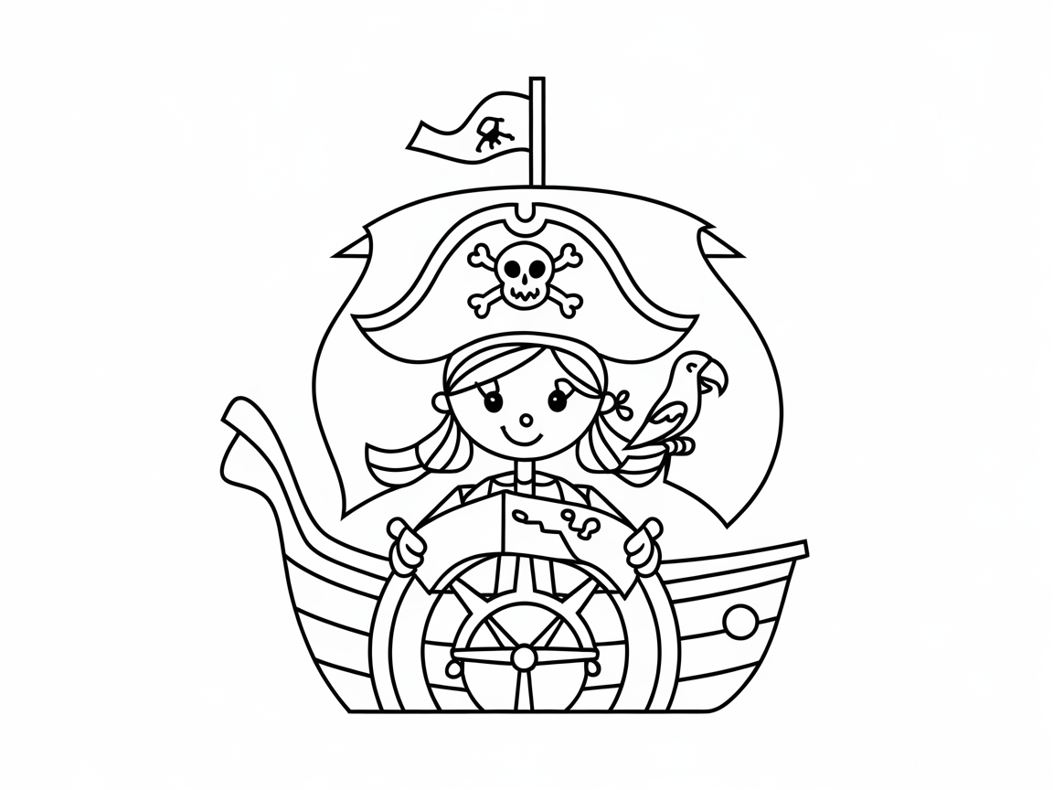 Set Sail with This Adventurous Pirate Captain