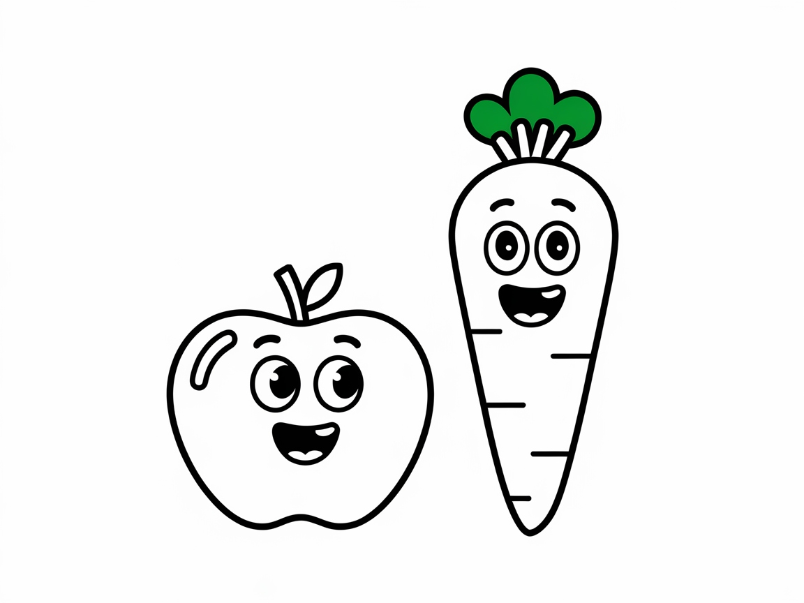 Healthy and Happy: Apple and Carrot Duo