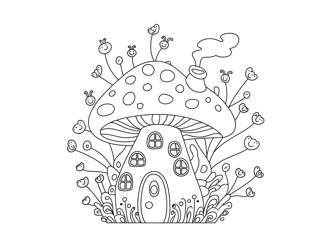 Whimsy Awaits in This Mushroom Cottage