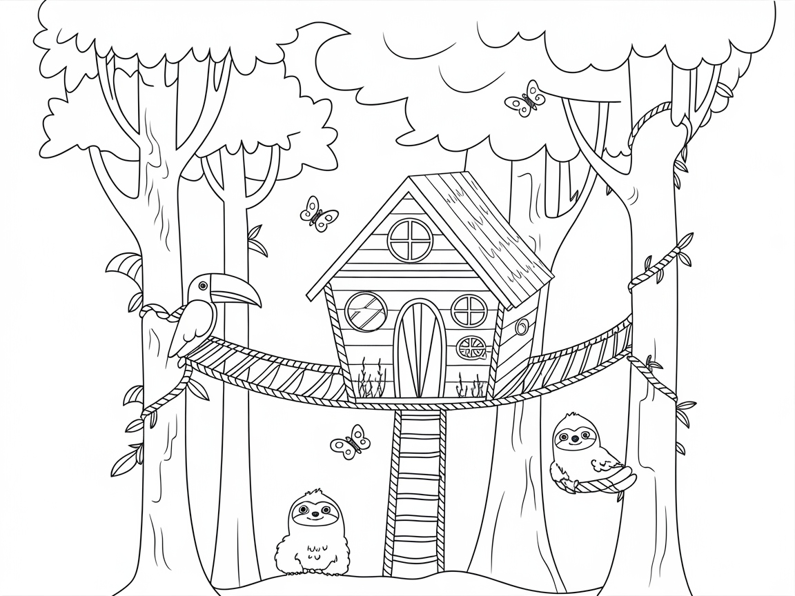 Adventure Awaits in This Jungle Treehouse