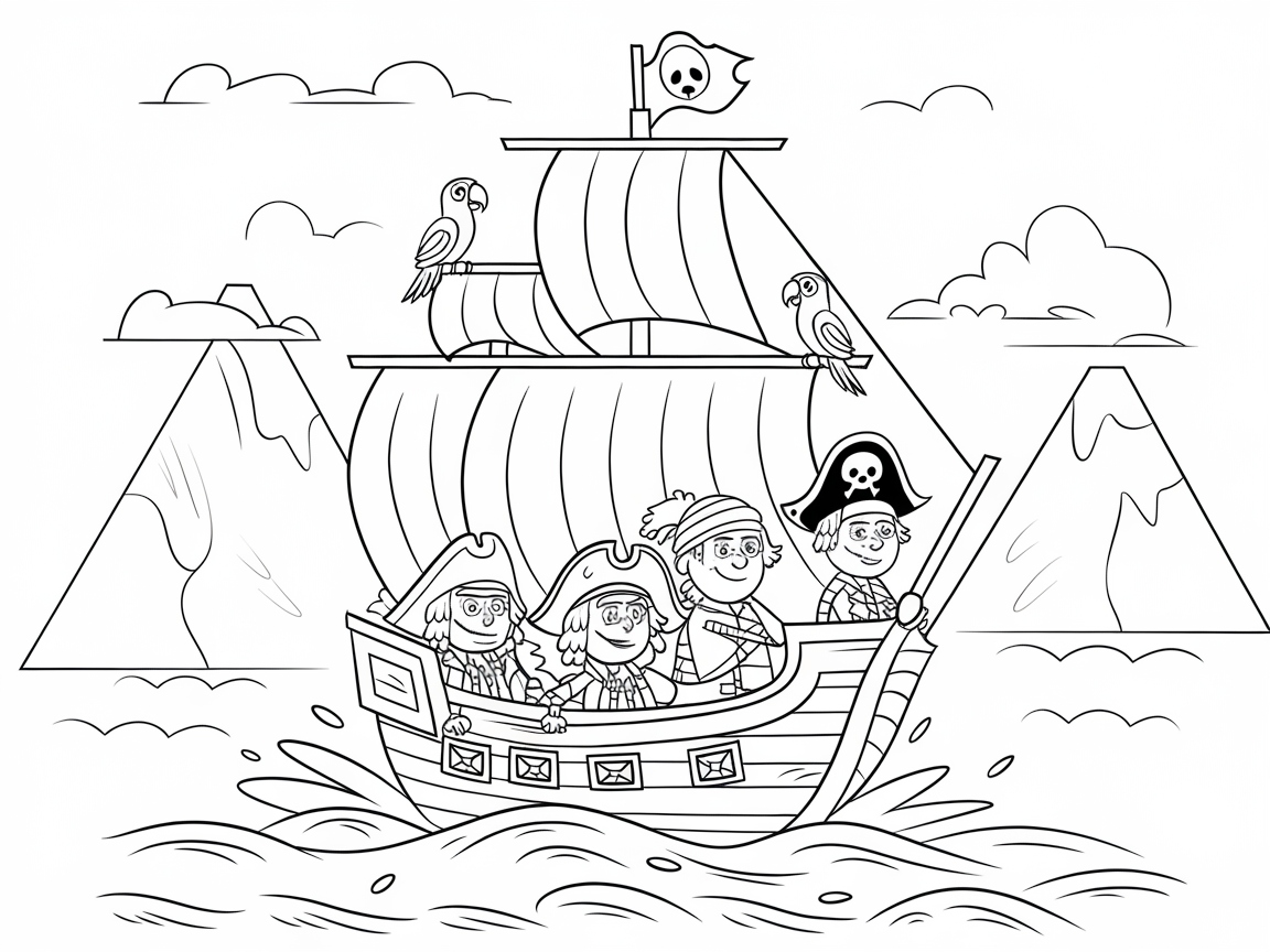 Set Sail with This Adventurous Pirate Crew