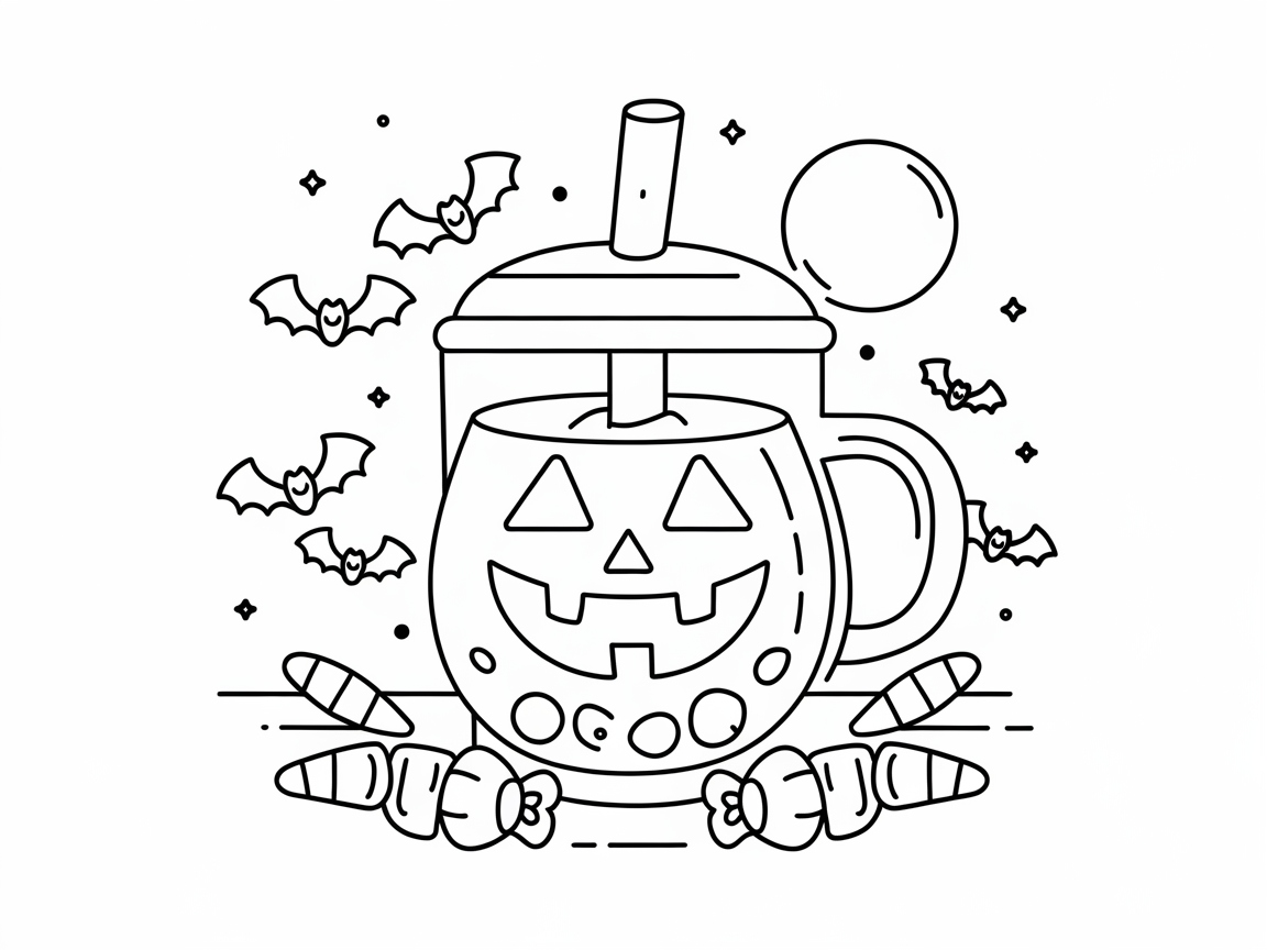 Spook Up Some Fun with This Halloween Boba Treat
