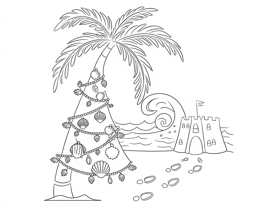 A Tropical Twist on the Classic Christmas Tree