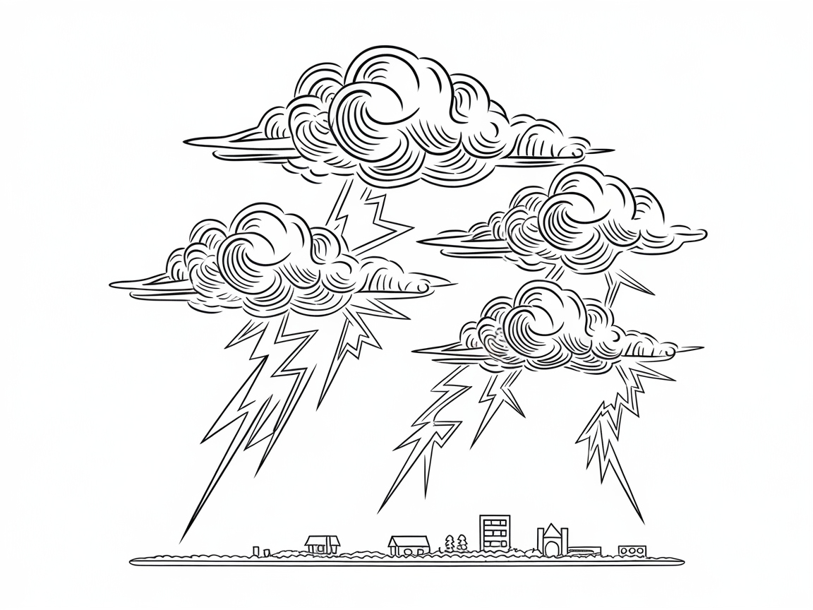 Unleash the Storm with This Dramatic Thundercloud Scene
