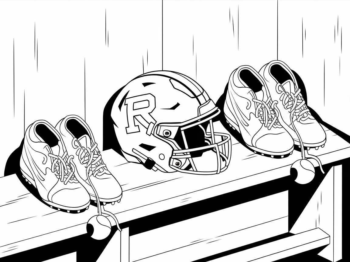 Gear Up: Color the Essentials of Game Day